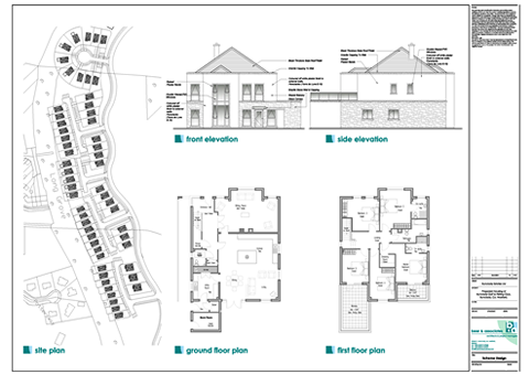 Bunclody Golf and Fishing Club Housing Drawing