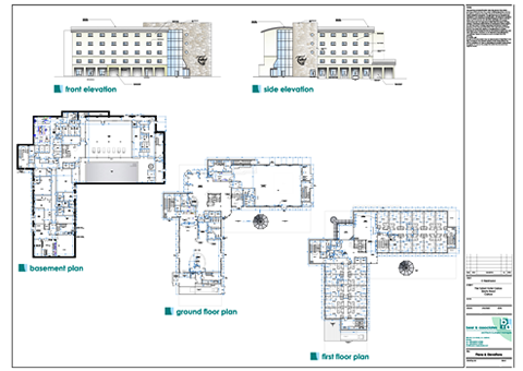 Talbot Hotel Carlow Drawing