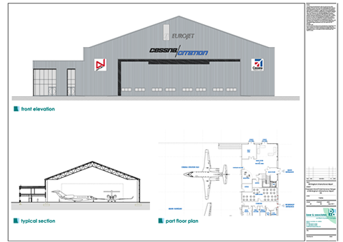 Birmingham International Airport Eurojet Drawing