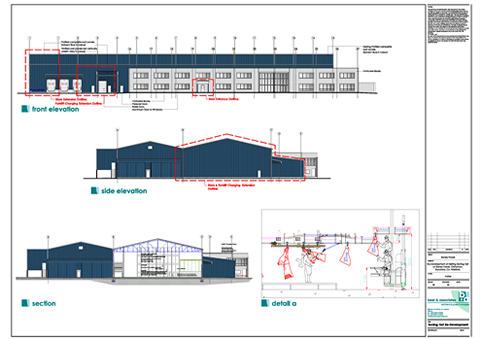 Slaney Meats Boning Hall Drawing